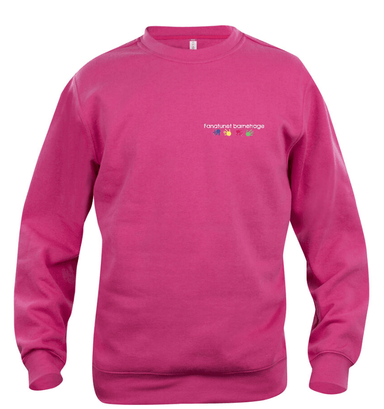 Rundhalset Genser Unisex Basic Fanatunet Barnehage
